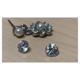 2 small diamonds & 1 jewelry piece real?