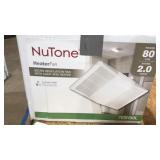 NuTone ventilation fan w/ light & heater.