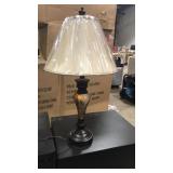 Table lamp. 25" high w/ shade.