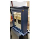 Medicine Cabinet: Navy, Shelves Inside, Working