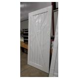 Barn Door: White, No Hardware, 84" x 42