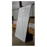 Barn Door: White, No Hardware, 84" x 42