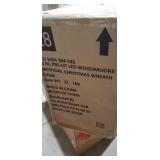 48 inch pre-lit LED Woodmere Christmas wreath