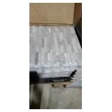 Backslash  white quarry splitface