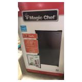 Magic chef  3.2 cu ft compact refrigerator.