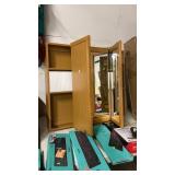 Wooden Glass Medicine Cabinet