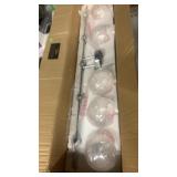 5 globe Vanity Light 47 in Long