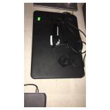 HP laptop
And charging cord