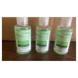 3 bottles (3 oz ea) Moisterizing Hand Sanitizer