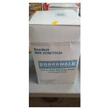 Box of 7 3/4" jumbo red strip straws