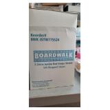 Box of 7 3/4" jumbo red strip straws