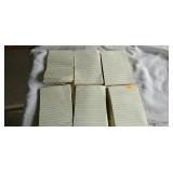 Lot of 6 lined postie note pads