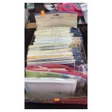 14 packs of stationary.  Invitations.