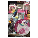 Lot of "girlie" items.  Frozen. Disney - Minnie /