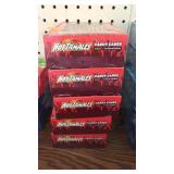 5 boxes of 12 each  - Hot Tamales candy canes.