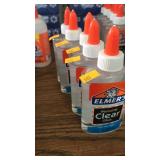 5 - 5 oz bottles   Elmers glue. Washable. Clear.