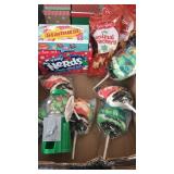 Lot of assorted candy & treats.