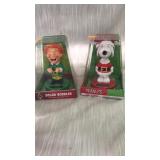 2 Christmas. Bobble Heads.