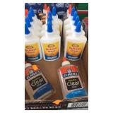 Lot of  12 bottles white school glue & 2 bottles