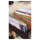 Box of misc greeting cards