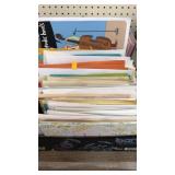 Box of misc greeting cards