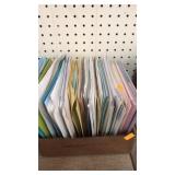 Box of misc greeting cards