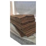 Large lot of paper bags. 20 lb 16" tall.