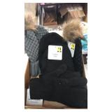 3 beanie hats.  1 pair gloves.