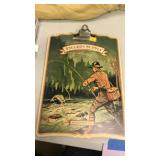 Time works. Anglers Supply.  Clip board.