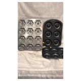 Wilton & Cake Boss baking pans.