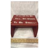Step stool. 6" tall.