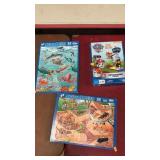 2 board puzzles.  PAW Patrol game.