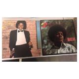 2 Michael Jackson 33 rpm albums.  Vintage.