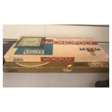 2 games.
 Monopoly.  Clue.