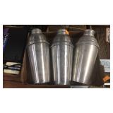 Mixed drinks / martini shakers.  Vintage bar