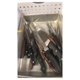 Lot of kitchen knives.