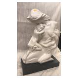 Statue.  Figurine.  Mother w/ children. 16" high