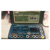 40 pc. Tap & Die Set. Not complete.