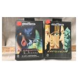 2 - Sega.  Genesis.  Cartridges.