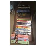 Lot of vhs movies & dvds.