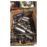 Lot of sockets misc items.