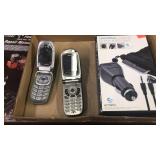 2 phones.  Universal Accessory kit.