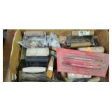 Flat of concrete finishing tools