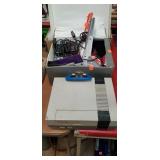 Nintendo entertainment system  with controllers,