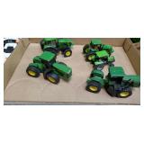 Flat of John deer tractors