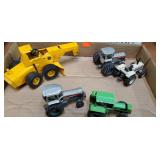 Flat of tractors