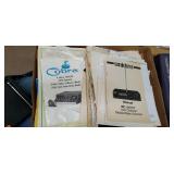 Flat of owners manuals & wireless microphone