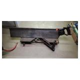 Large metal miter box and saw