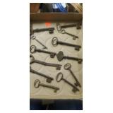 Flat of skeleton keys