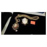 Ornate Necklace and Brooch